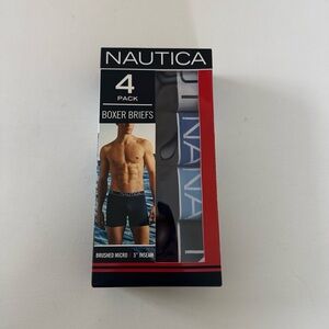 Nautica Boxer Briefs Mens Small 4 Pack